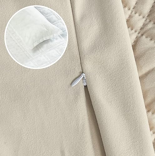 Miniatura 6 de Brilliant Sunshine Tapete de cama calmante de alta calidad para perro, terciopelo sedoso, funda extraíble lavable, protector de cojín y fundas de