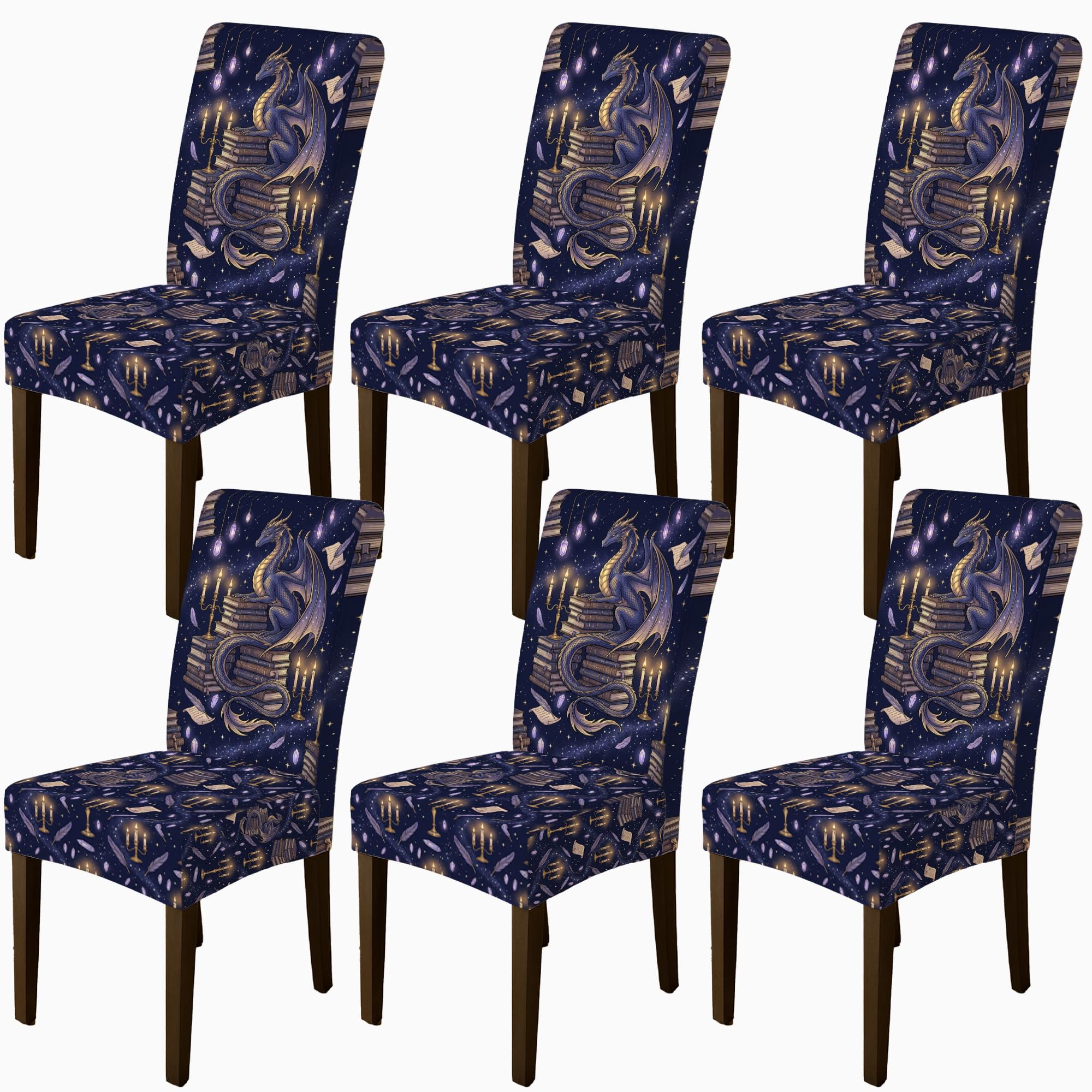 Housse de chaise lavable bleu marine : protégez vos chaises de salle à manger