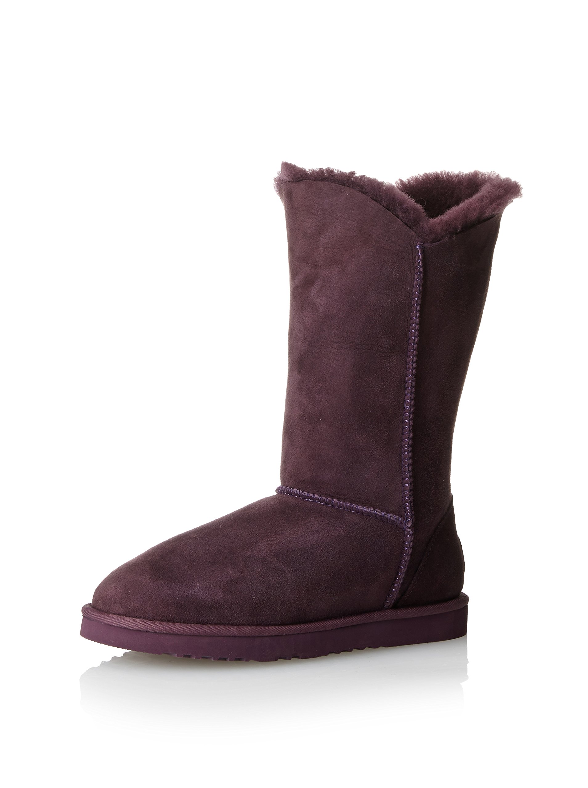 Koolaburra Womens Double Halo Imperial Purple Sheepskin US 6 M