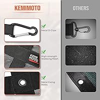 Vista 5 de Kemimoto Heavy Duty UTV Cargo Net Stretchable UTV Roof Rack Bed Rail Cargo Bungee Netting with Straps Compatible with Polaris Ranger General Can am