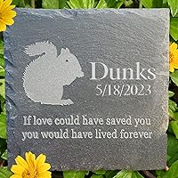 Vista 16 de Regalo de piedra conmemorativa para mascotas, marcador de tumba de jardín, lápida de condolencias de mascotas, lápida conmemorativa de gatos