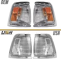 Vista 5 de USR 89-91 N80 - Luz de esquina para camioneta PickUp - Par de lámparas de estacionamiento delanteras (izquierda + derecha) - Compatible con camiones