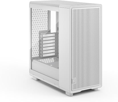 Fractal Design Epoch White - Tempered Glass Clear Tint - High Airflow PC Gaming Case - Mesh Front Panel - Three Momentum 12 Fans Included - Spacious Interior - ATX/mATX/ITX Support