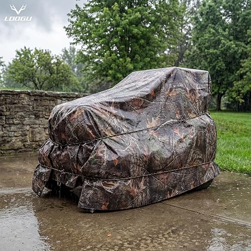 Miniatura 6 de LOOGU Lona impermeable resistente, cubierta de poliéster multiusos de camuflaje de árbol biónico