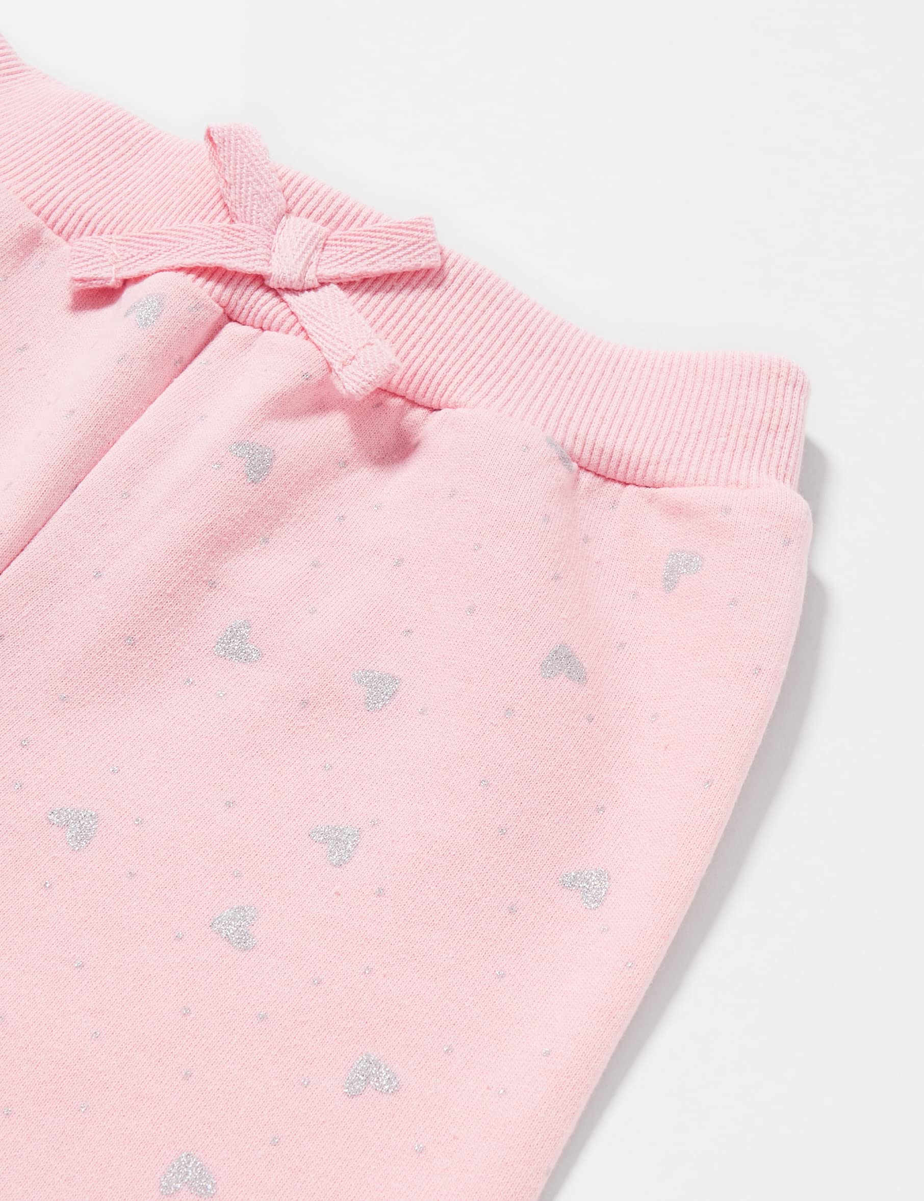 Koton Pantalones de Chándal con Estampado de Corazón de Algodón Correr para Bebés