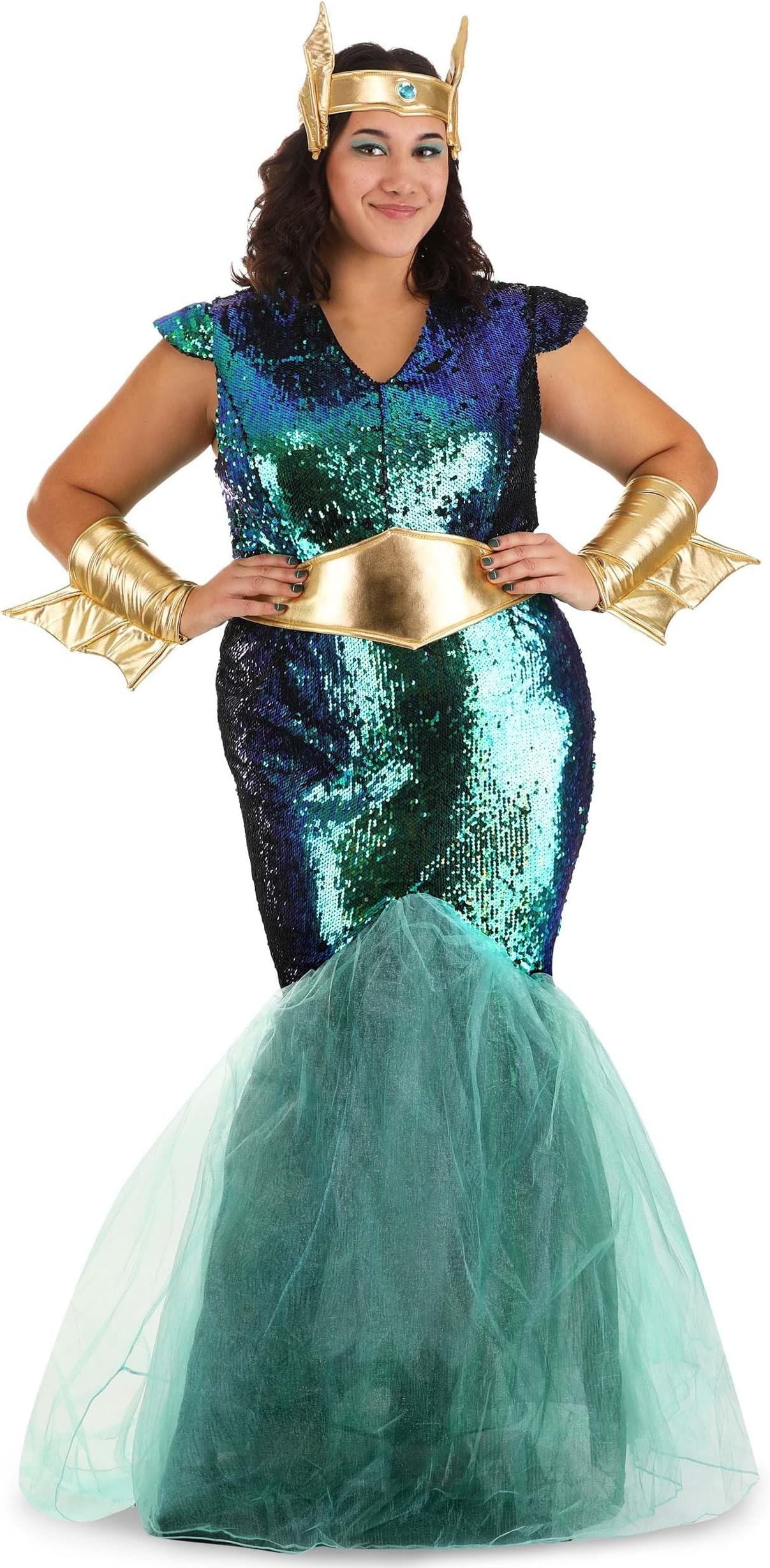 Women's Sea Siren Costume for Plus Size