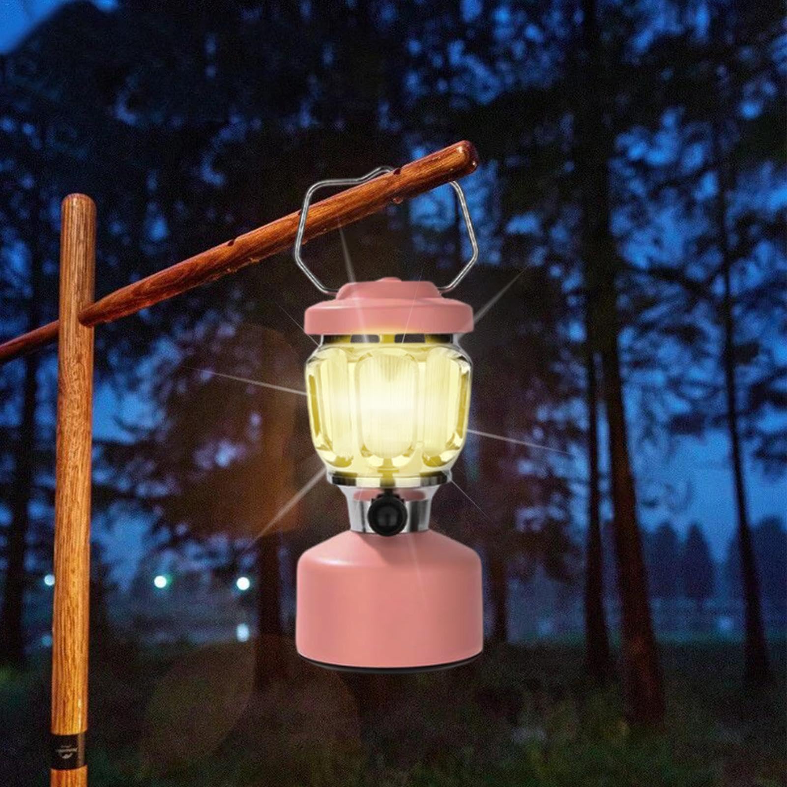 Linterna de camping recargable, resistente a la intemperie, linternas | eléctricas portátiles con batería de larga duración