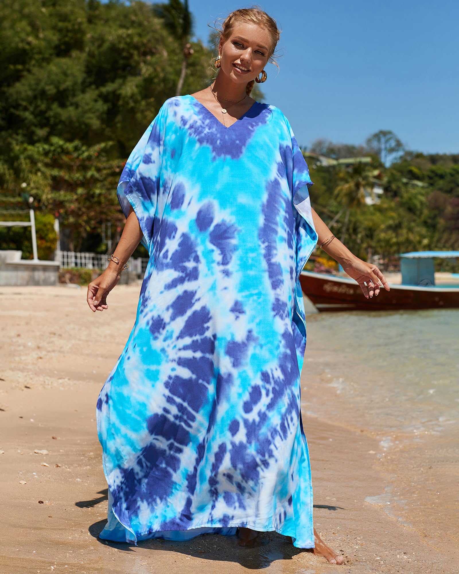 Bsubseach Bikini Bohemio para Mujer para bañador Kimono cárdigan — view 4