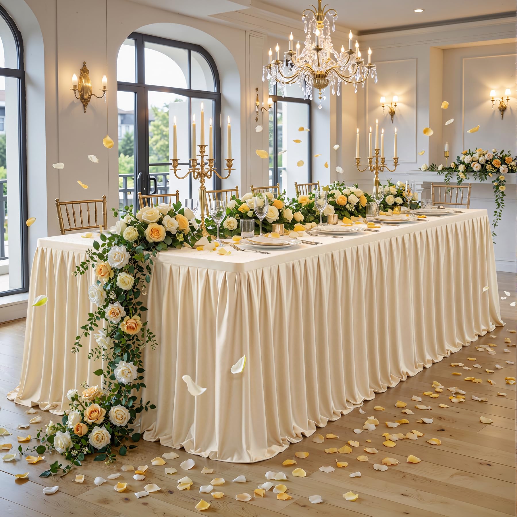 Photo 1 of Shillance 17FT Rectangular Table Skirt