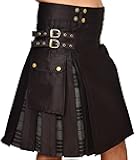 Modern Hybrid Utility Cotton & Tartan Kilts for Men-Multiple Tartans Kilt for Men