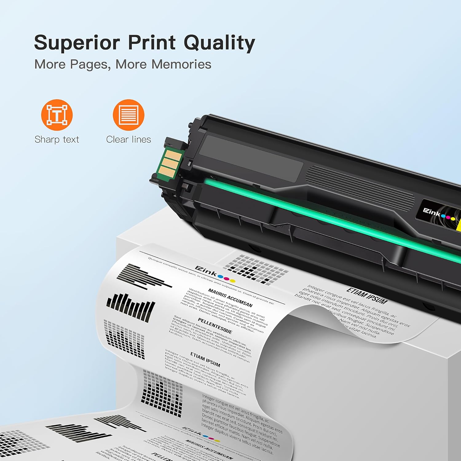 E-Z Ink Compatible Toner Cartridge Replacement for Samsung 504 504S CLT-K504S CLT-504S CLT-M504S CLT-C504S CLT-Y504S to use with SL-C1860FW SL-C1810W CLP-415NW CLX-4195FW Printer Tray (4 Pack)