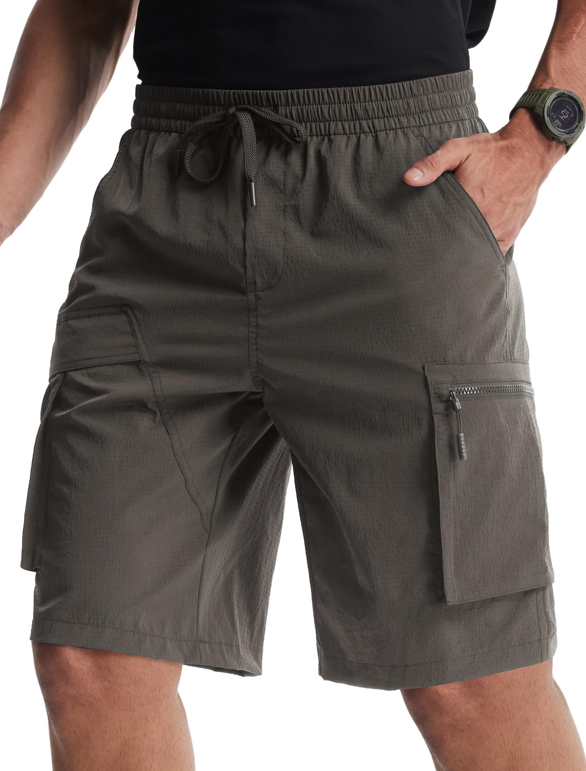 Libin Mens Shorts Casual All Day Comfy Quick Dry Lightweight Cargo Hiking Shorts Breathable Outdoor Sports Travel