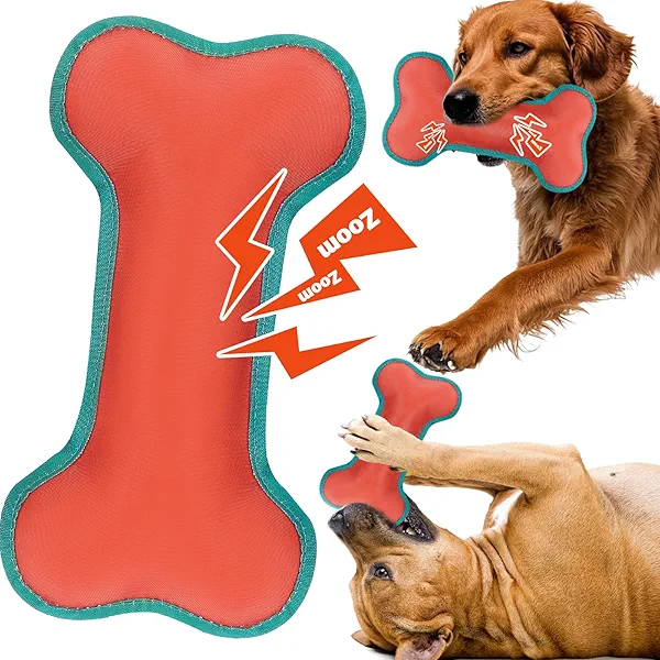 BSRESIN Indestructible Dog Toy, Dog Bone Chew Toys for Aggressive Chewers, Tough Dog Chew Toys for All Breed Sizes to Keep Them Busy
