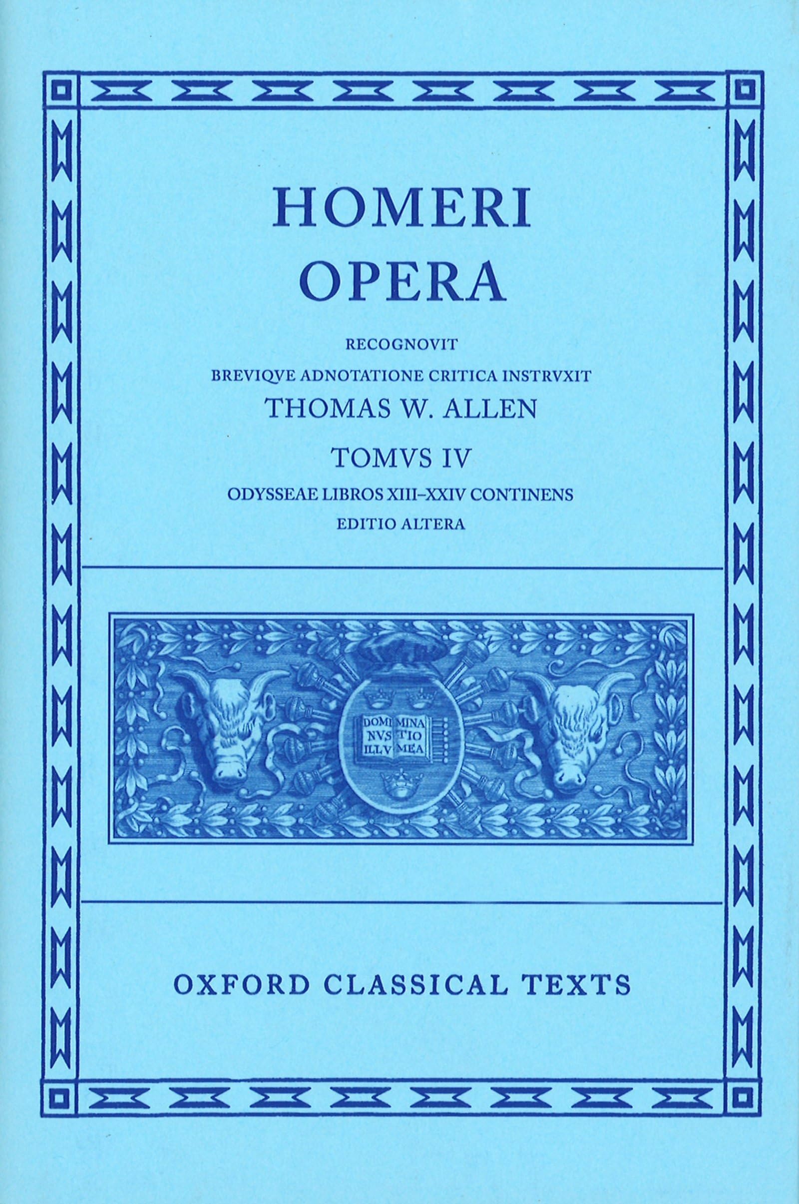 Homer Vol. IV. Odyssey (Books XIII-XXIV) 2/e