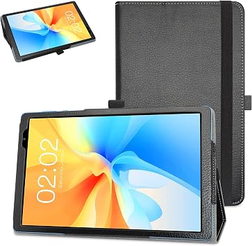 Bige for Vortex T10M Case,Vortex T10 Case,PU Leather Folio 2-Folding Stand Cover for TECLAST P26T /Vortex T10 /Vortex T10M /Vortex T10M Pro Plus 10.1" Tablets,Black