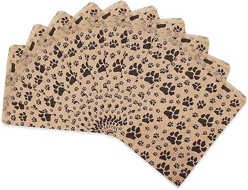 Miniatura 6 de CuteBox Pawprint - Bolsas de regalo de papel plano Kraft para manualidades, recuerdos de fiesta, venta al por menor, mercancía, ferias comerciales,