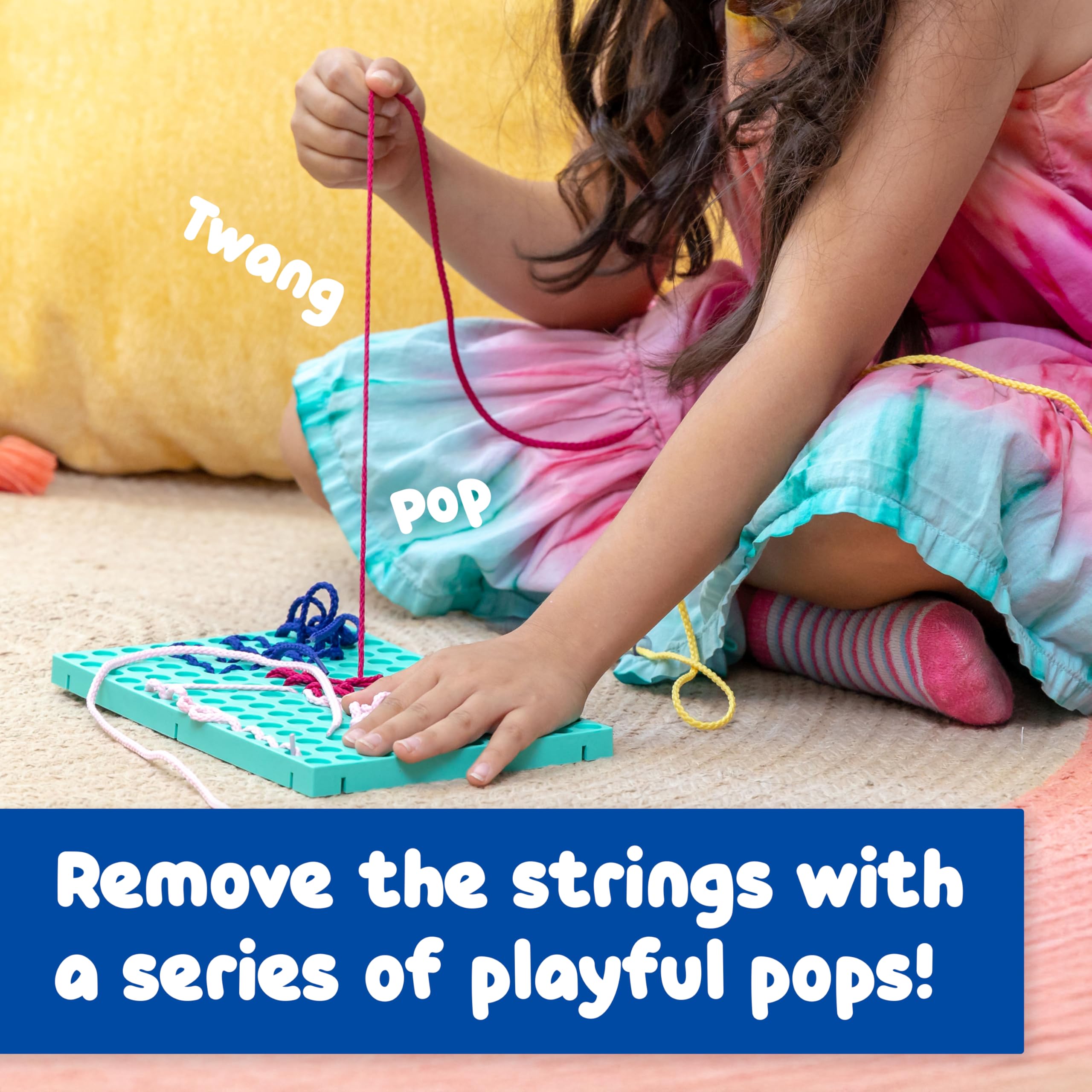 Spark & Wow Calm Down Threading Boards | Aquatica | Set of 2 | Calming Sensory Board | Social Emotional Learning Activities | Occupational Therapy Toys