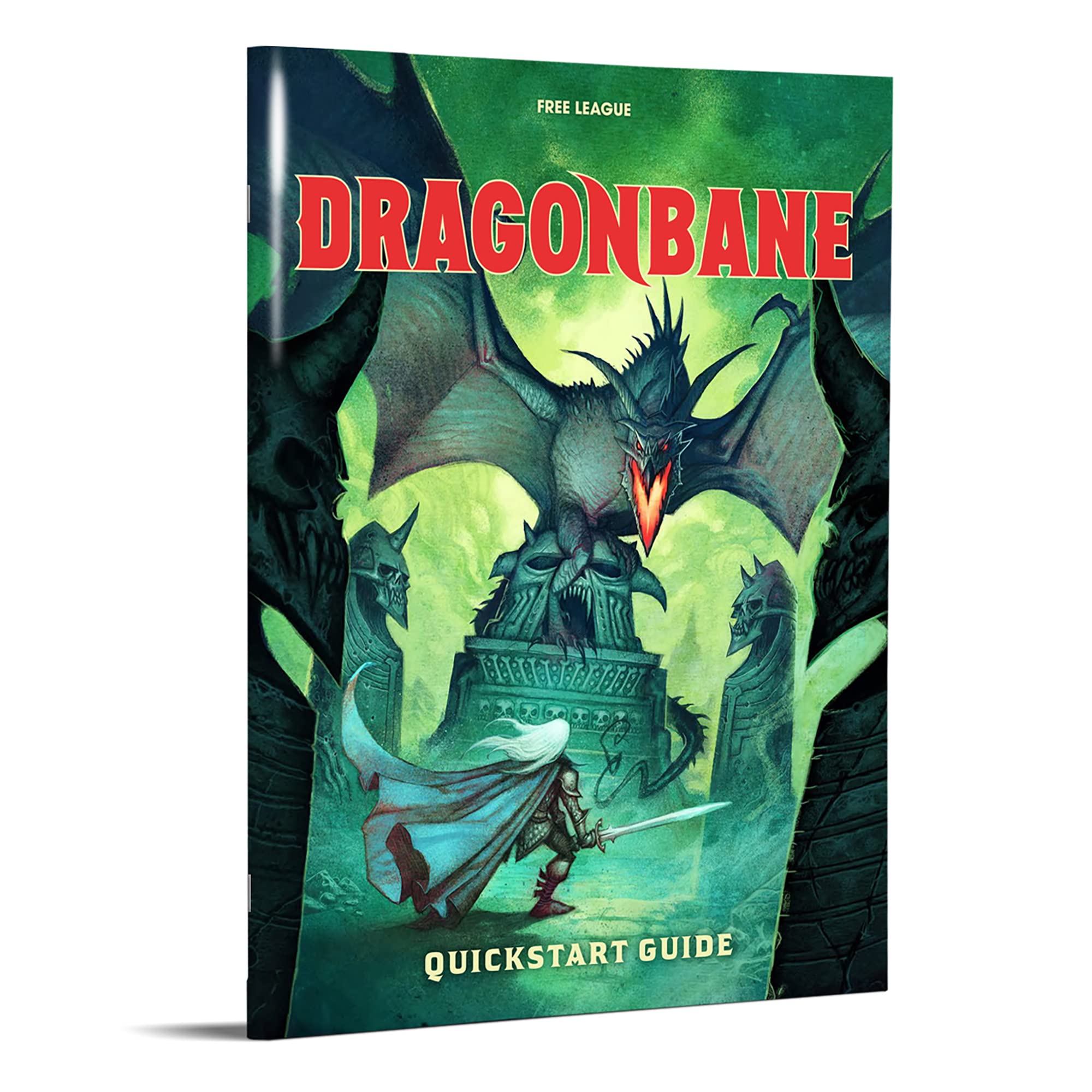 Dragonbane: RPG Quickstart Guide - RPG Booklet, Free League Publishing, Introductory Story,Green