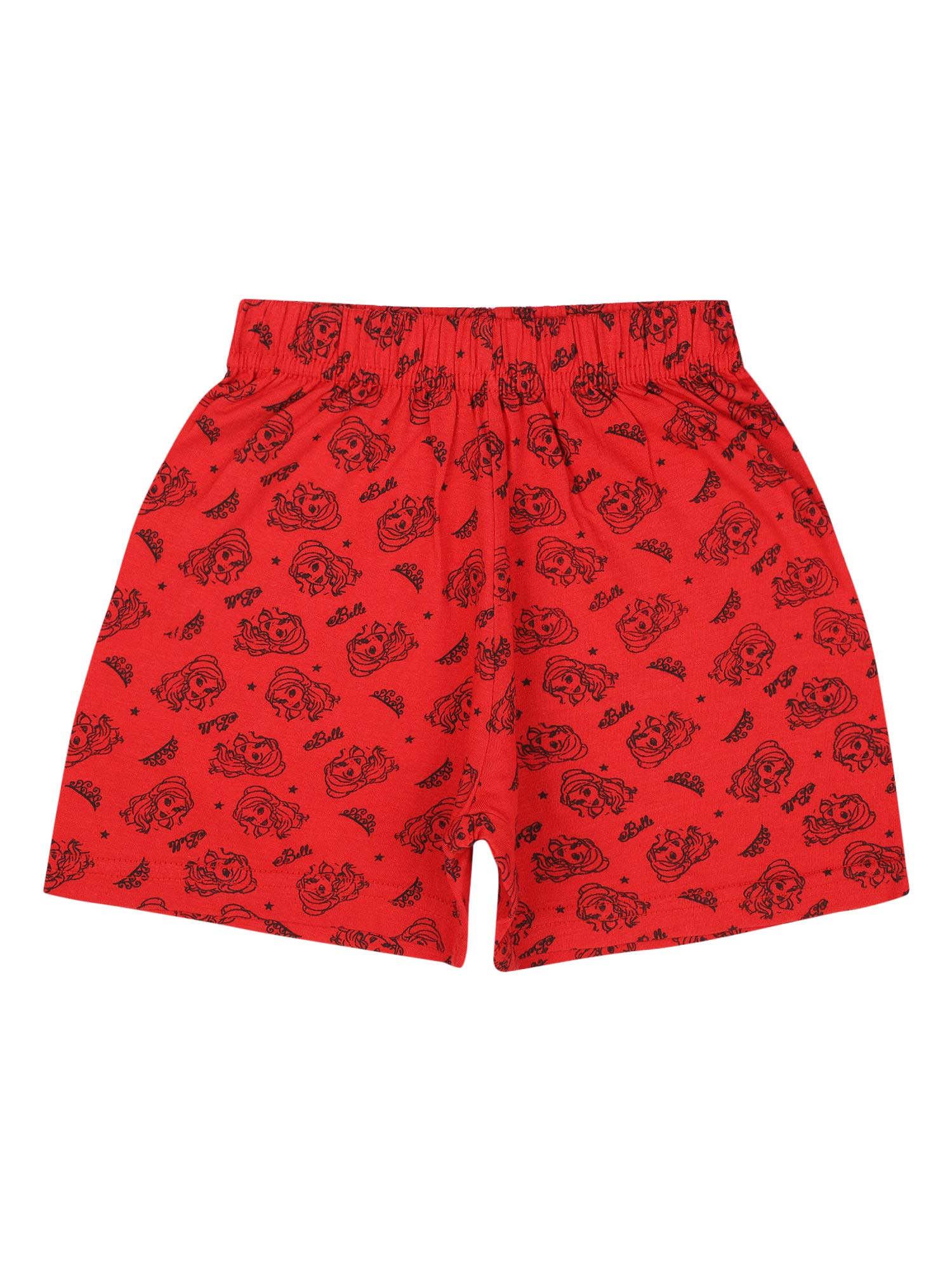 BODYCARE KIDS Girls Shorts | Mix Characters | 100% Cotton Stylish, Comfortable & Durable Shorts for Girls | Pack of 4 - Assorted 4