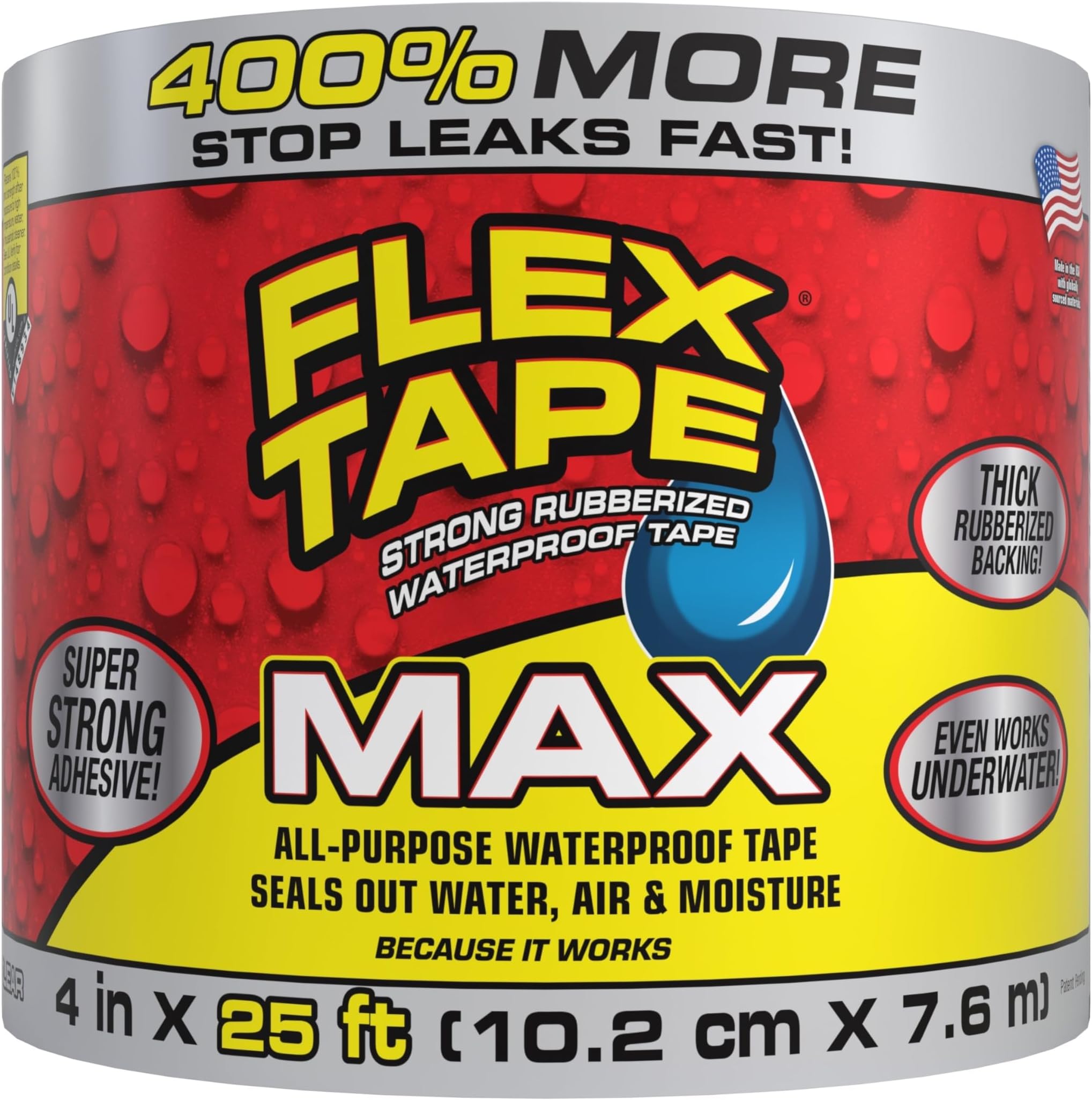 Flex Tape MAX - Clear 4 in x 25 ft