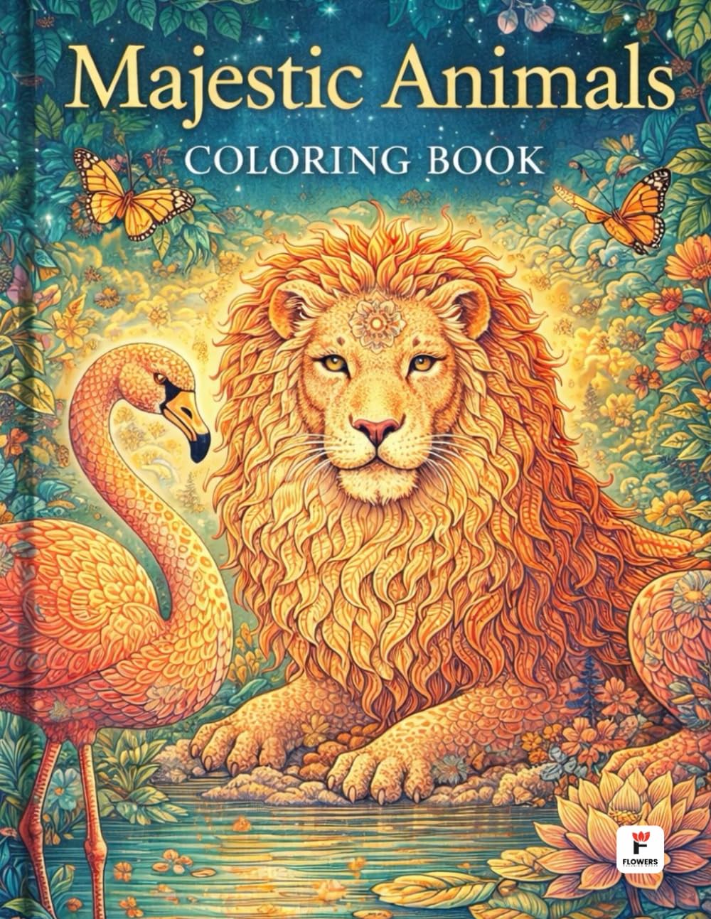 Majestic Animals Coloring Book: Intricate Animal Designs for Teens and Adults