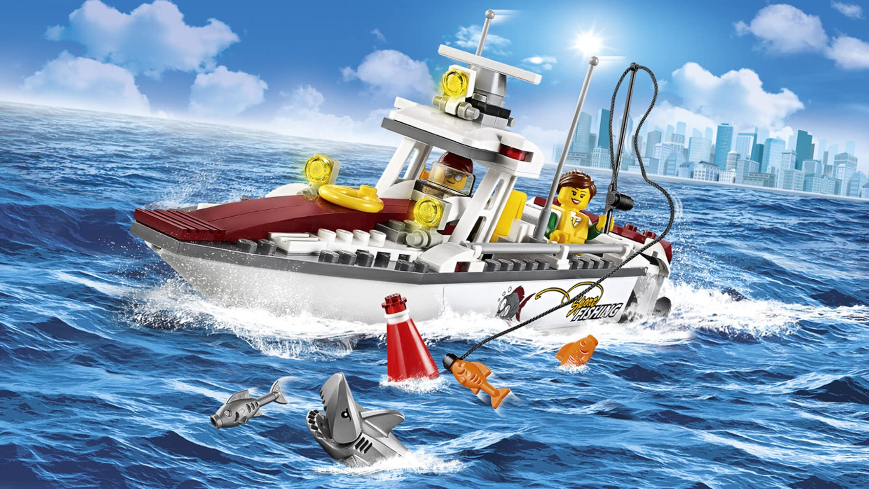 Amazon.co.jp: レゴ (LEGO) シティ フィッシングボート 60147 : おもちゃ