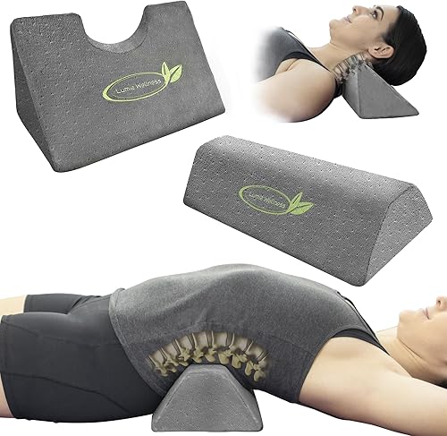 Estirador de cuello de cuña de tracción cervical para aliviar el dolor de cuello y estiramiento lumbar de espalda para aliviar el dolor de espalda