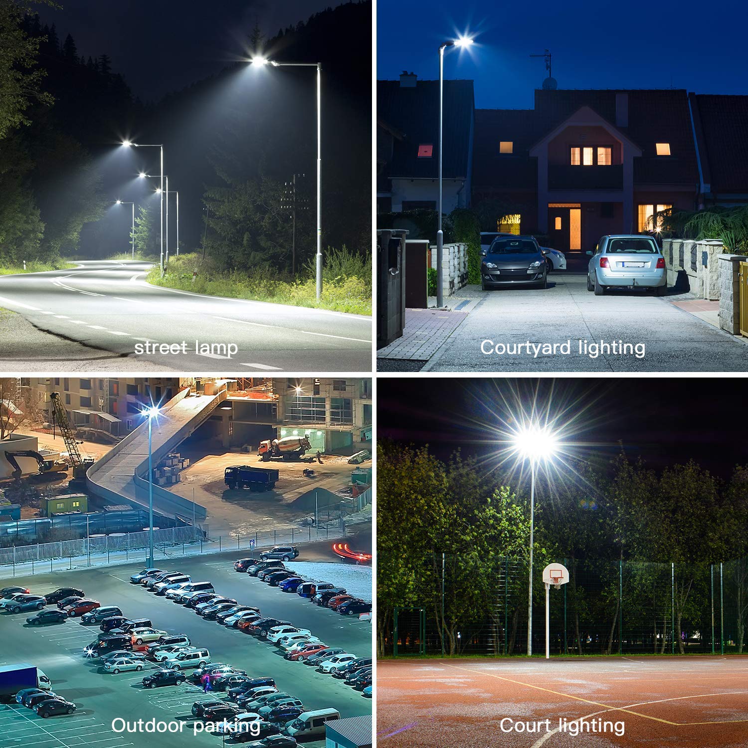 200W Led Parking Lot Lighting OAYATACO LED Parking Lot Lights, Dusk to
