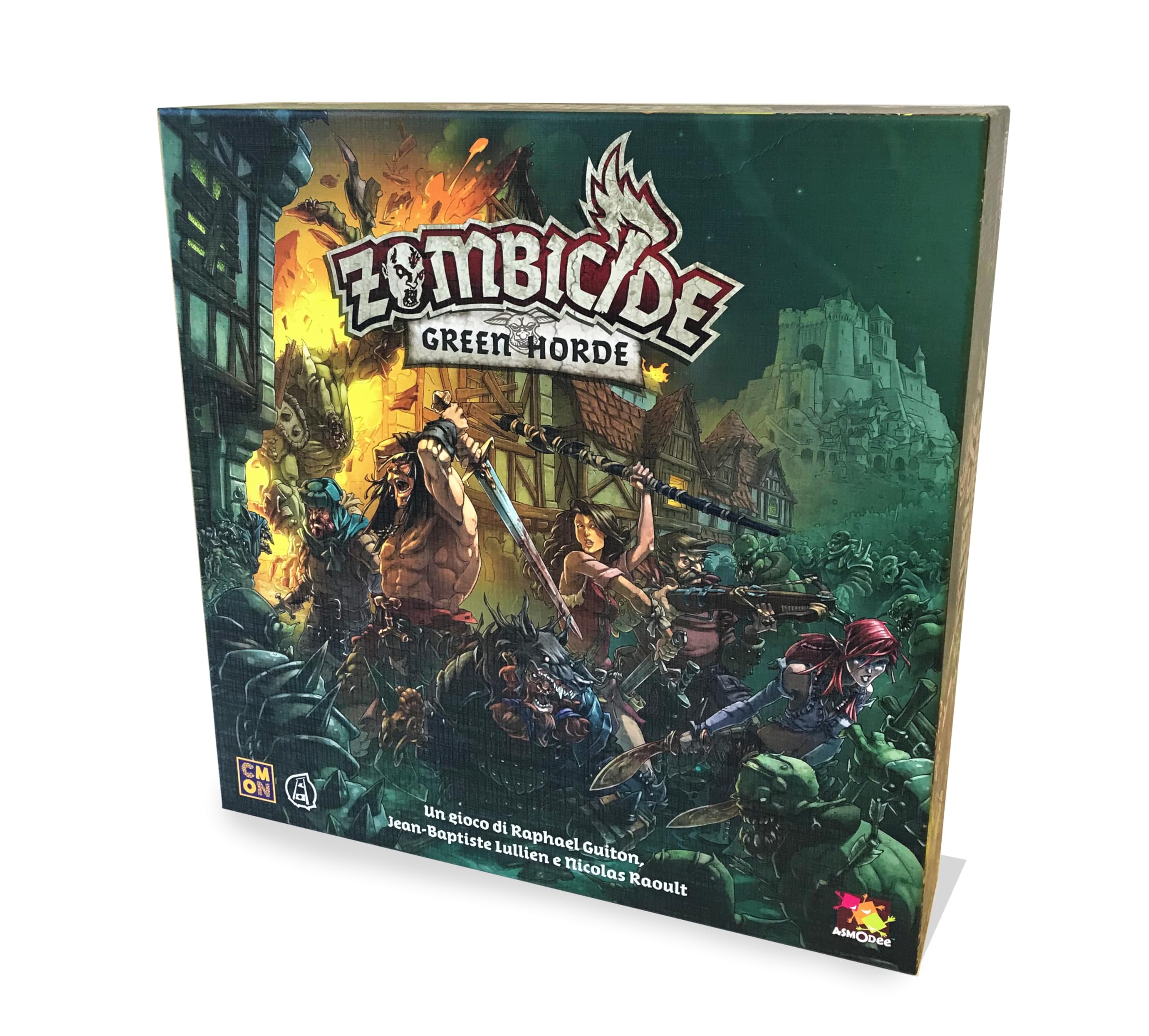 Asmodee- Zombicide Green Horde-Gioco da Tavolo-Stand Alone, Colore, 8437