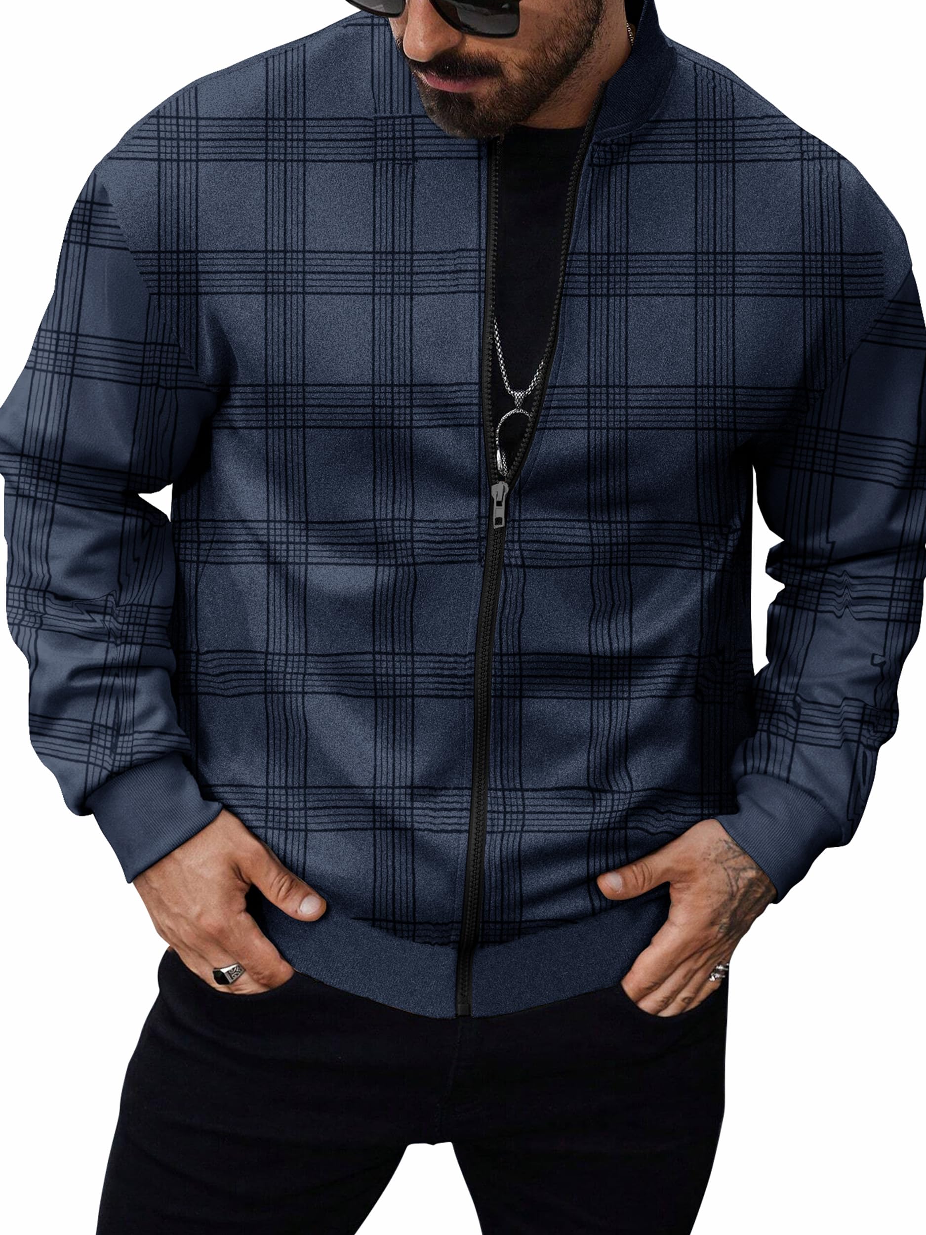 noble monk Men Fleece Crew Neck Sweatshirt-picture-39