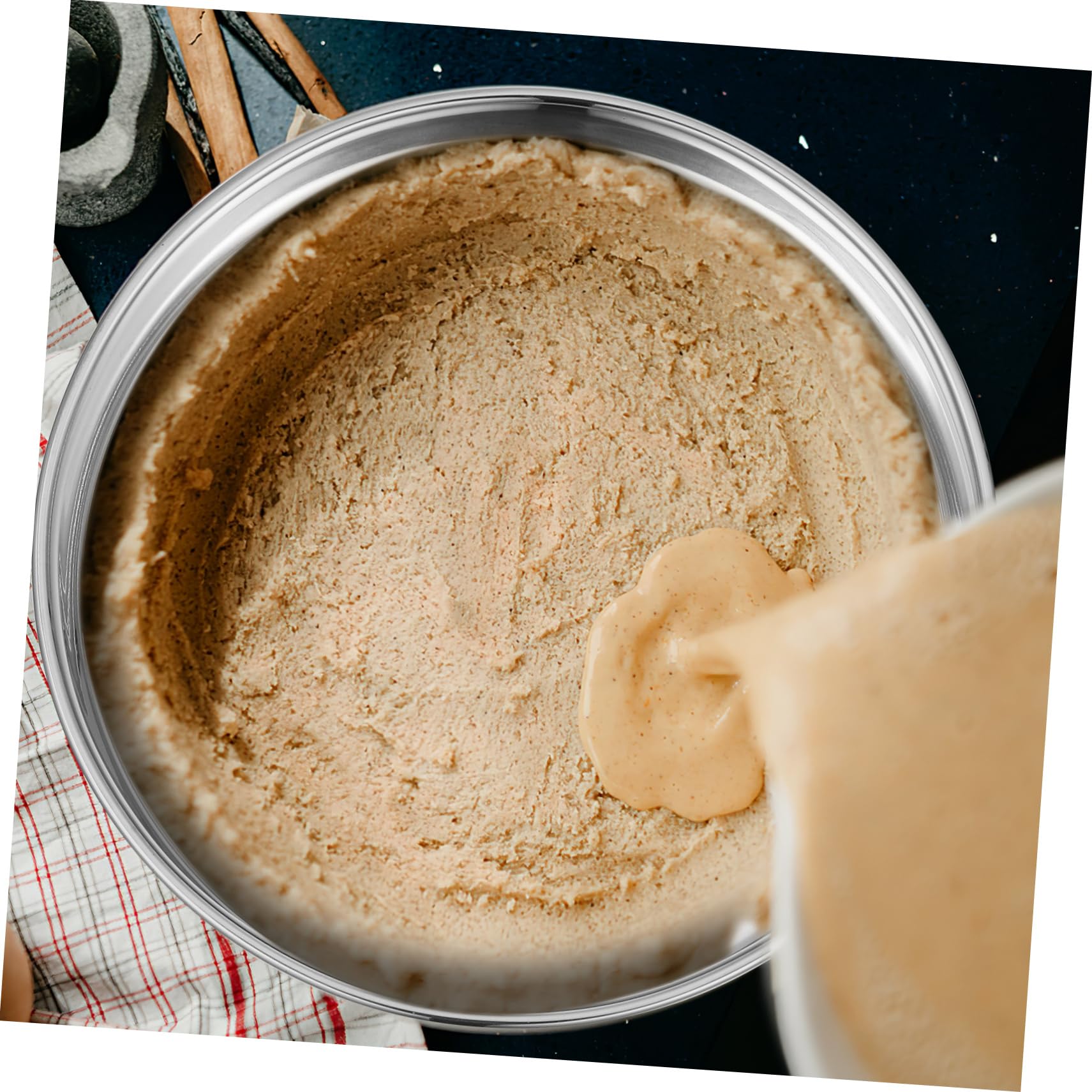 Gatuida Molde Fácil Limpieza 2 Piezas Redondo de Pasteles Acero Inoxidable para Distribución Uniforme del Calor y para Repostería