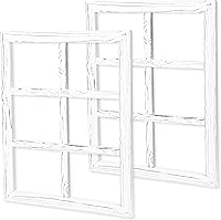 Vista 10 de Ilyapa - Marco de ventana para decoración de pared, diseño rústico de madera