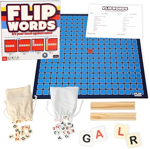 Flip Words divertido y emocionante juego de mesa de palabras clásicos desafiante juego de crucigramas para 2 jugadores un juego recomendado de disponible en Yaxa Colombia