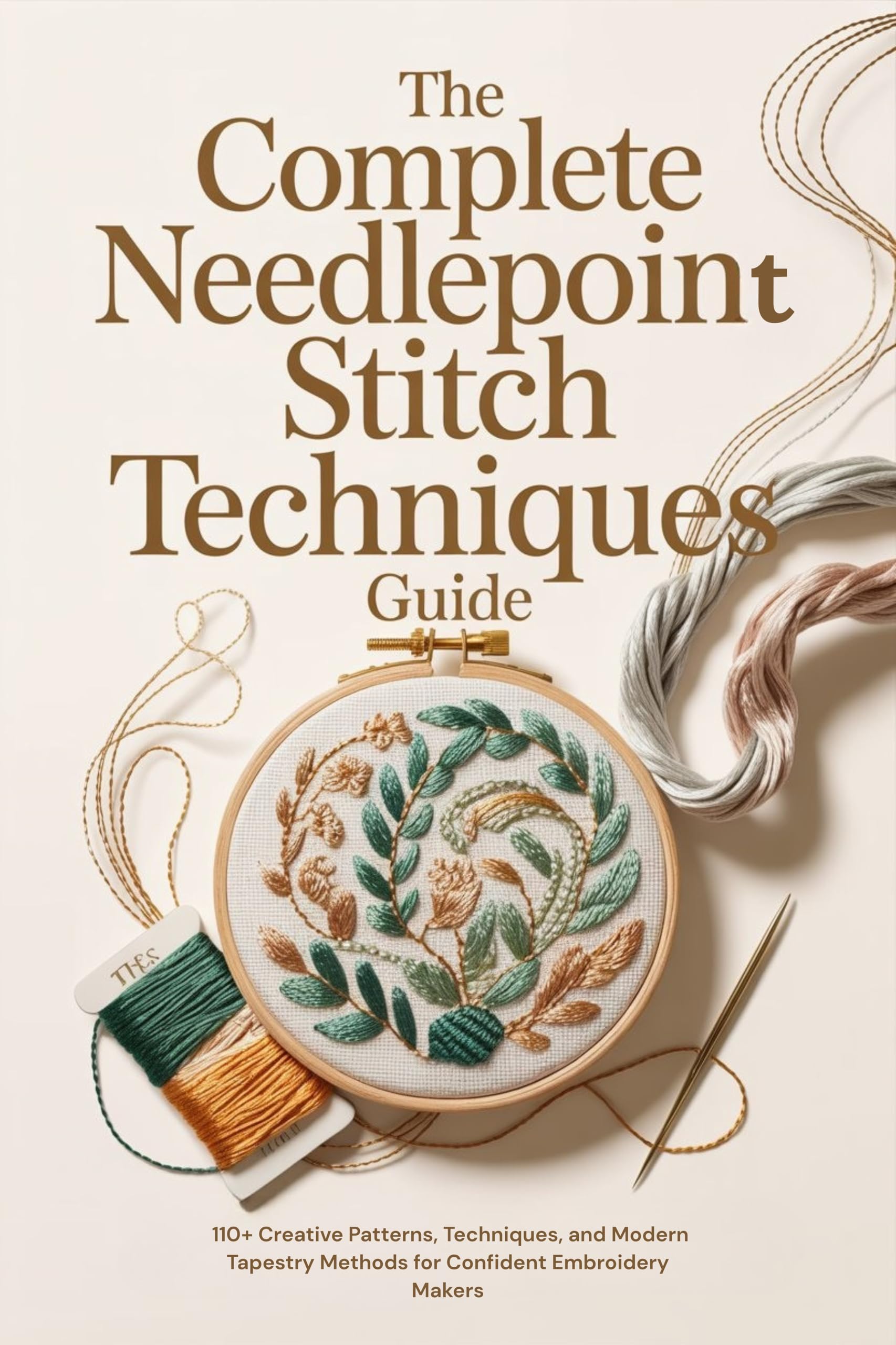 The Complete Needlepoint Stitch Techniques Guide: 110+ Creative Patterns, Techniques, and Modern Tapestry Methods for Confident Embroidery Makers