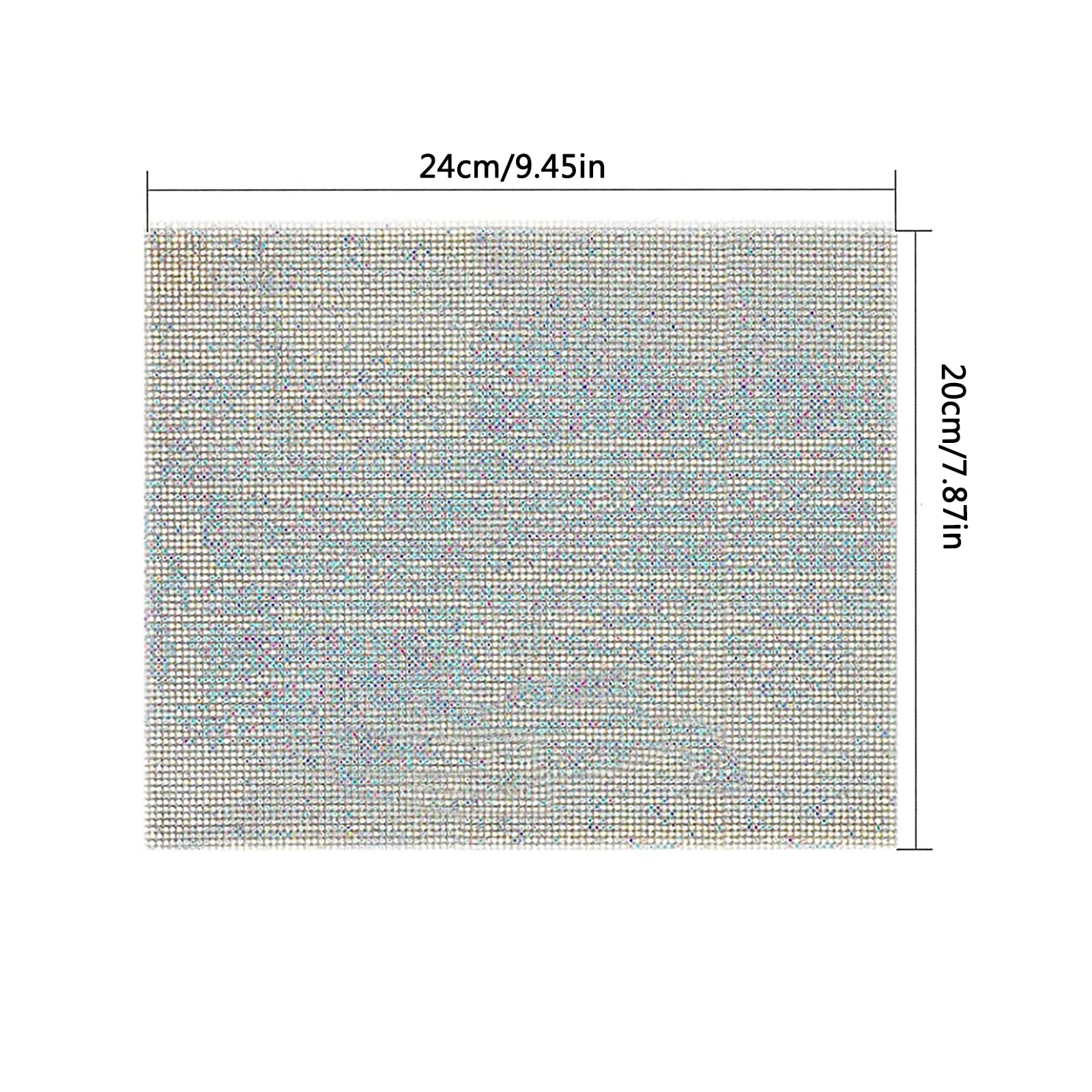 Telooco 6 rollen zelfklevende hars strass linten zilveren diamant kristal glitter stickers voor doe-het-zelf kunst ambachten auto telefoon spiegel decoratie (1 yard, 0,99 inch
