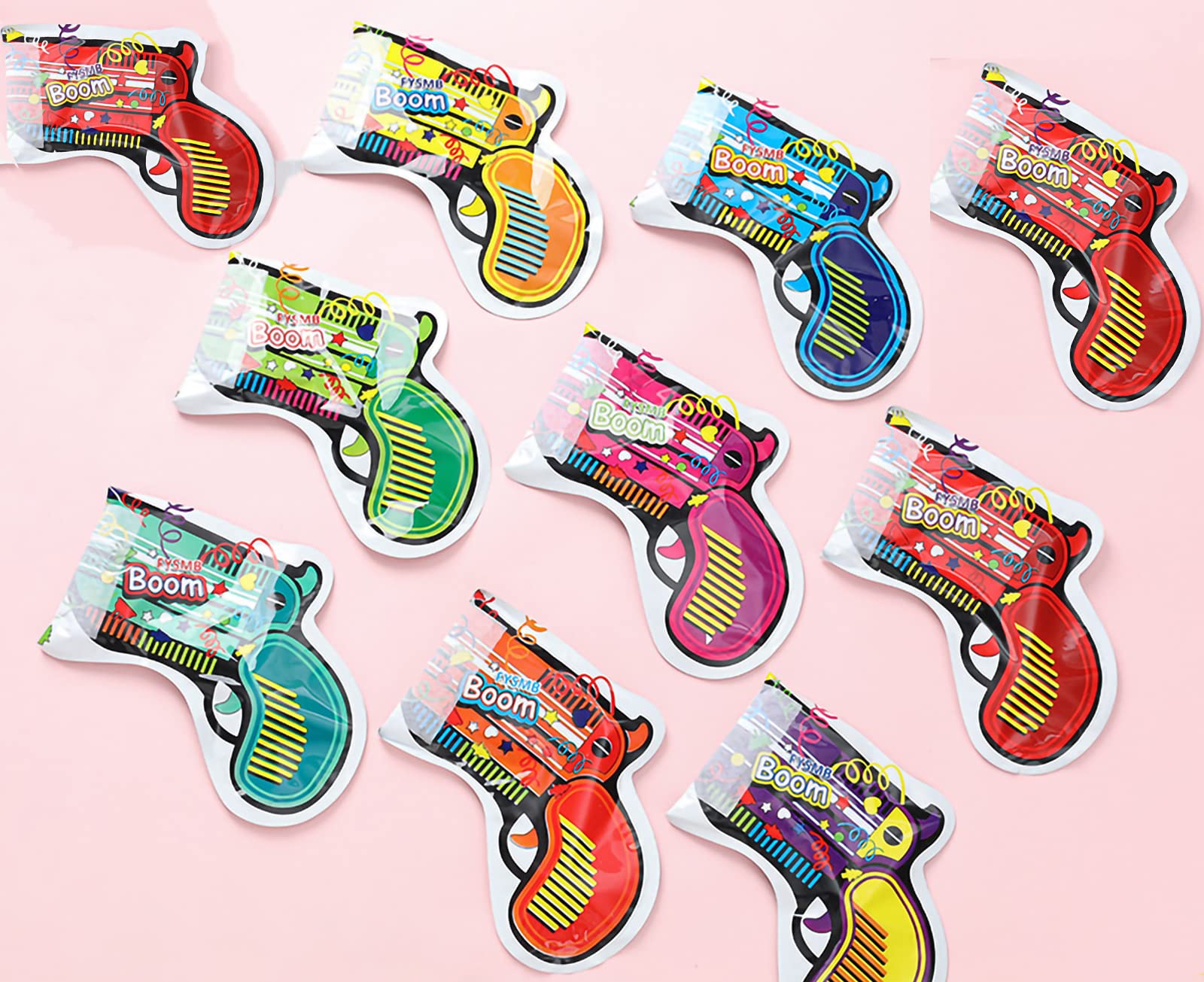 Confetti Cannon, Wedding and Birthday Party Poppers, Biodegradable Mini Handheld Confetti 10PCS