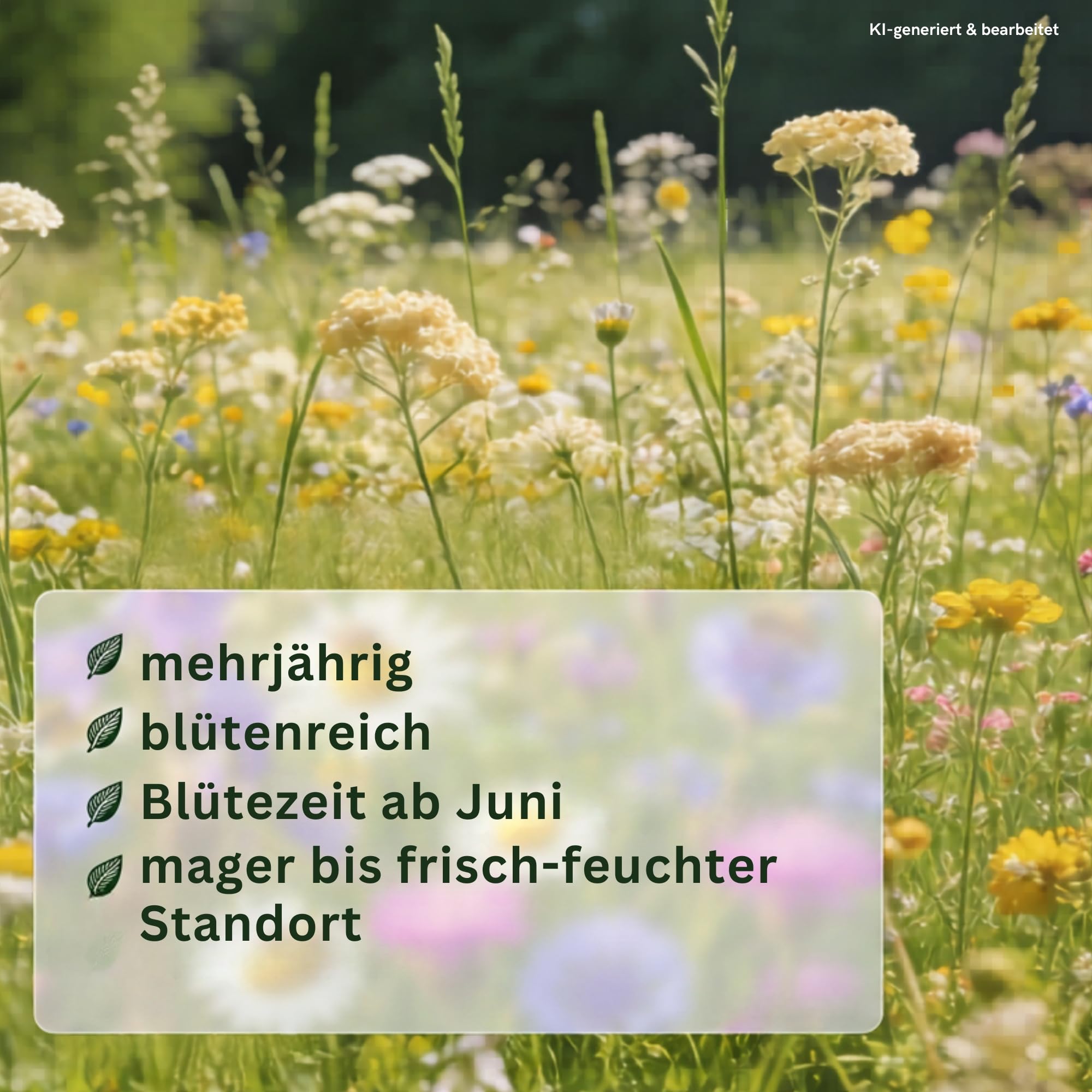 Blumenwiesen-Mischung nach L?BF Kleve-Kellen 1kg