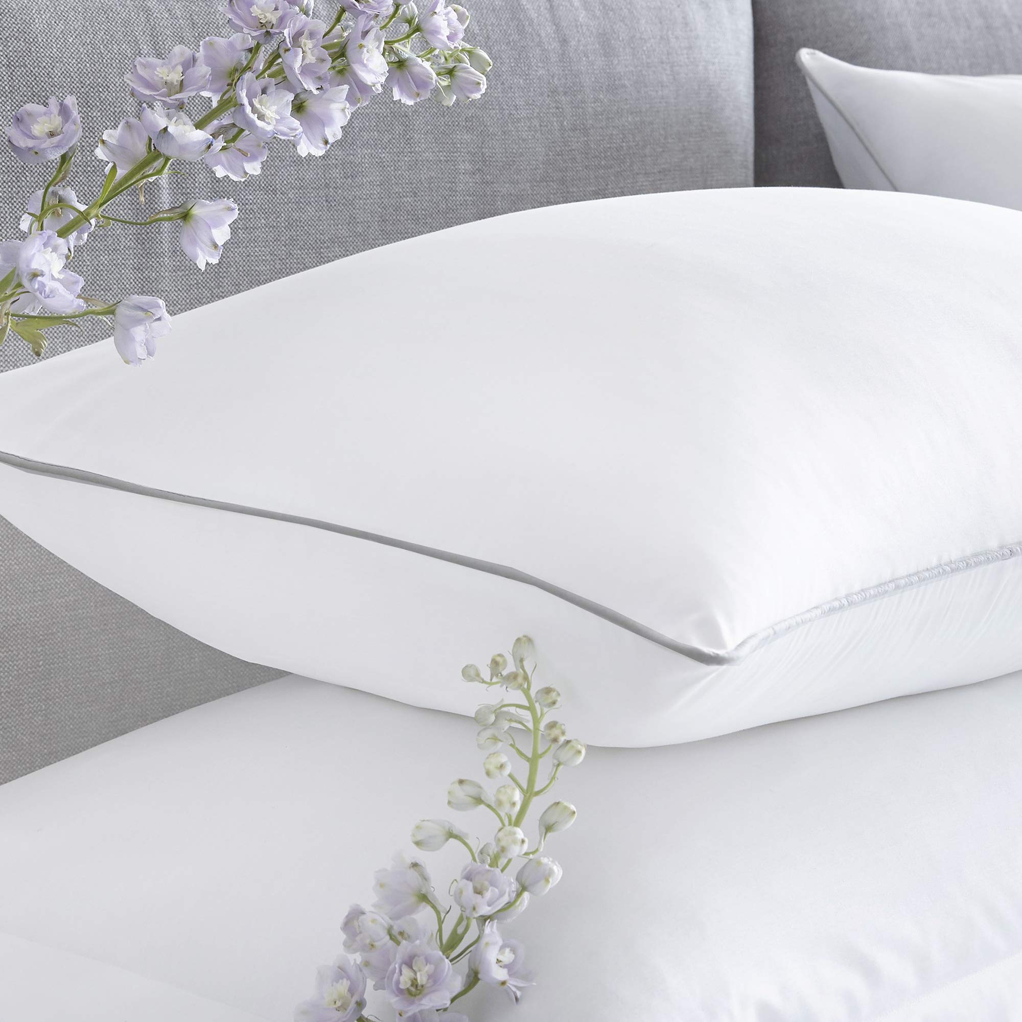 Appletree Juego de Funda nórdica de Color Blanco, tamaño King, 230 x 220 cm, 100% algodón, 200 Hilos, Bordes ribeteados, Ropa de Cama de Lujo Suave, 2 Fundas de Almohada, Estilo Hotel, Elegante Juego