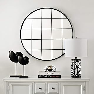 Safavieh 36.2-Inch Round Simmie Wall Mirror