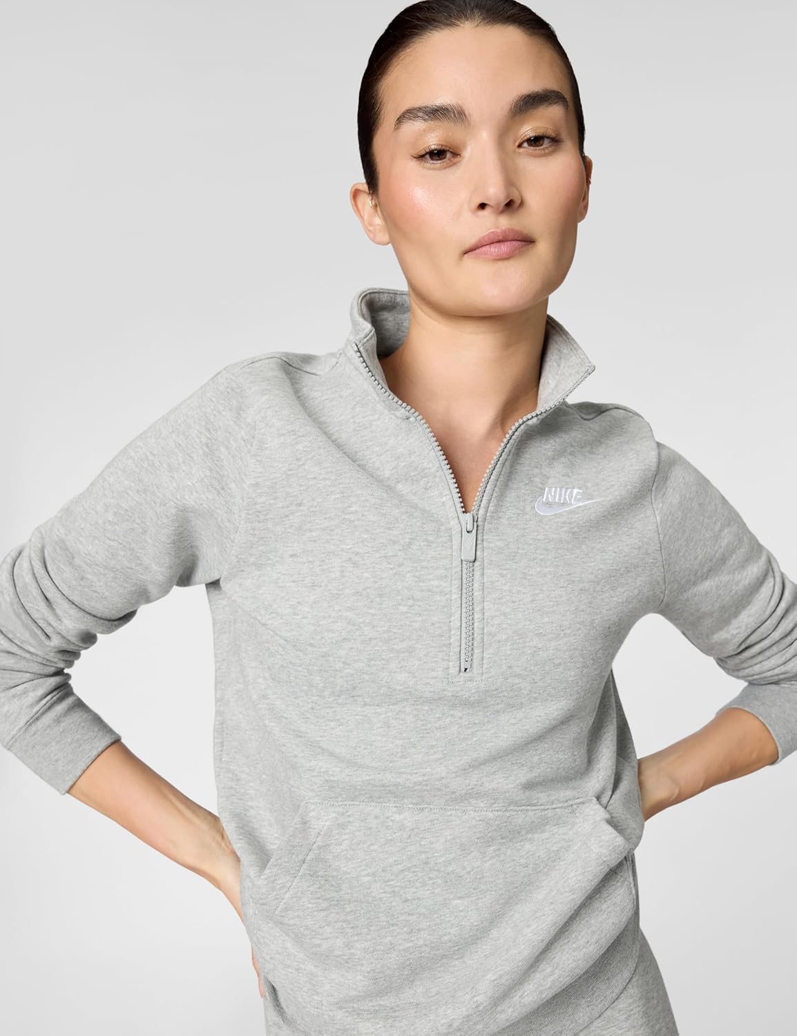 Nike Women's Sportswear Club Fleece 1/2-Zip Sweatshirt - Image 7