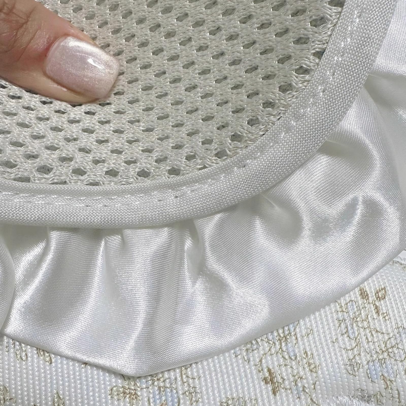 Almohadilla de refrigeración para cochecitos, tela de seda de hielo, funda para reposabrazos, alfombrilla para reposacabezas para uso diario, accesorio de viaje, protector de asiento para cochecitos