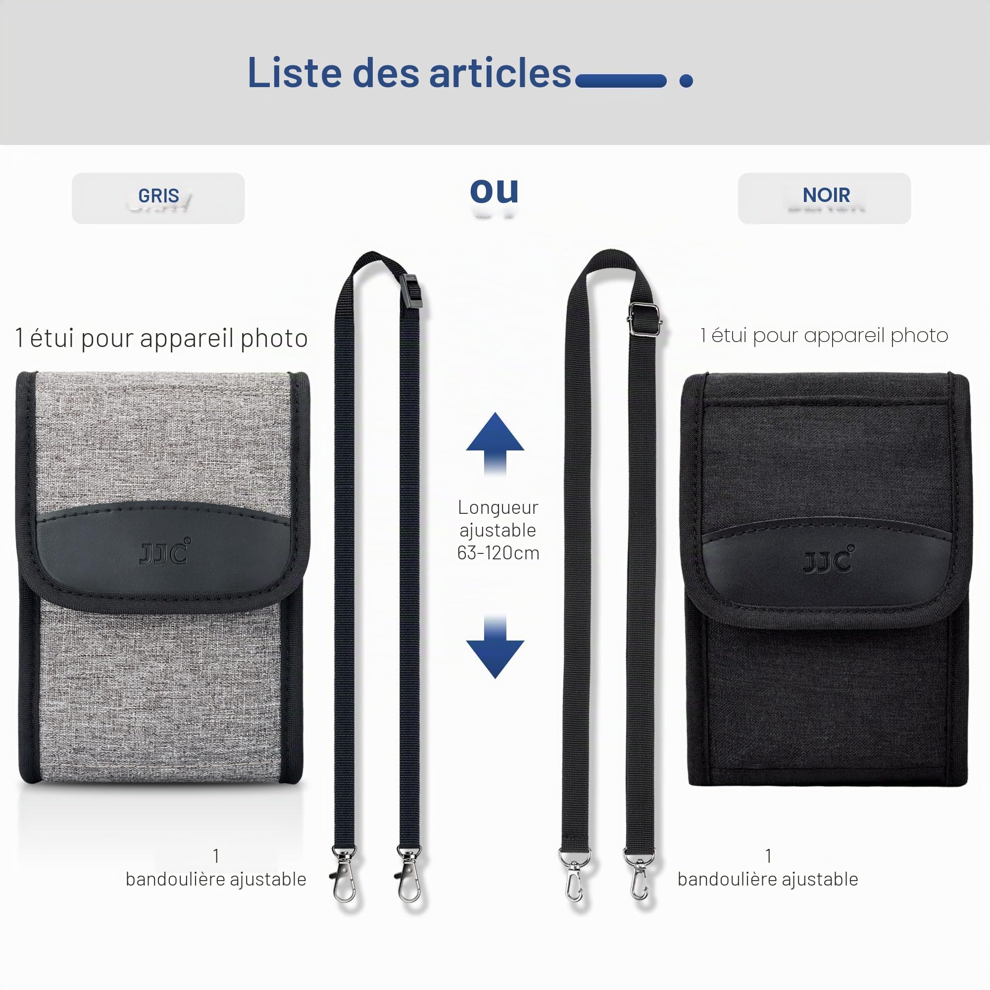 JJC Petite Housse Sacoche Appareil Photo Numérique, Pochette de Voyage pour Fujifilm X100VI X100V Sac de Transport Portable pour Sony a6700 a6600 a6500 a6400 avec 16-50mm pour Nikon Z30 Z50 pour GRIII