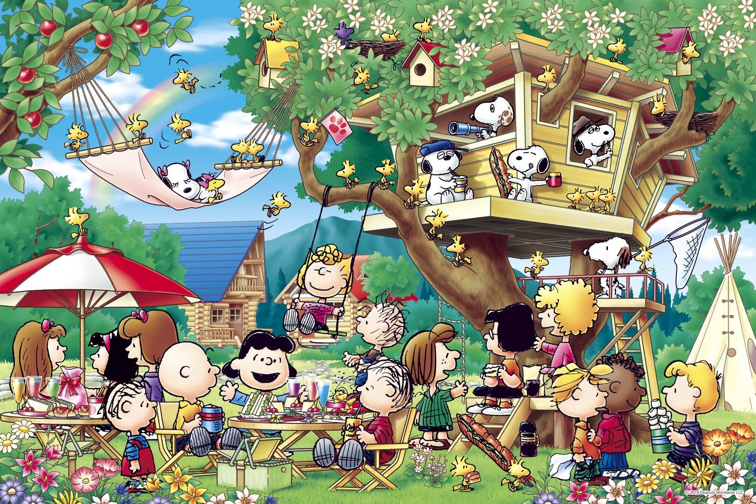 ジグソーパズル　1000ピース　PEANUTS　スヌーピー　ツリーハウス Amazon.co.jp: 1000ピース ジグソーパズル PEANUTS ツリーハウス