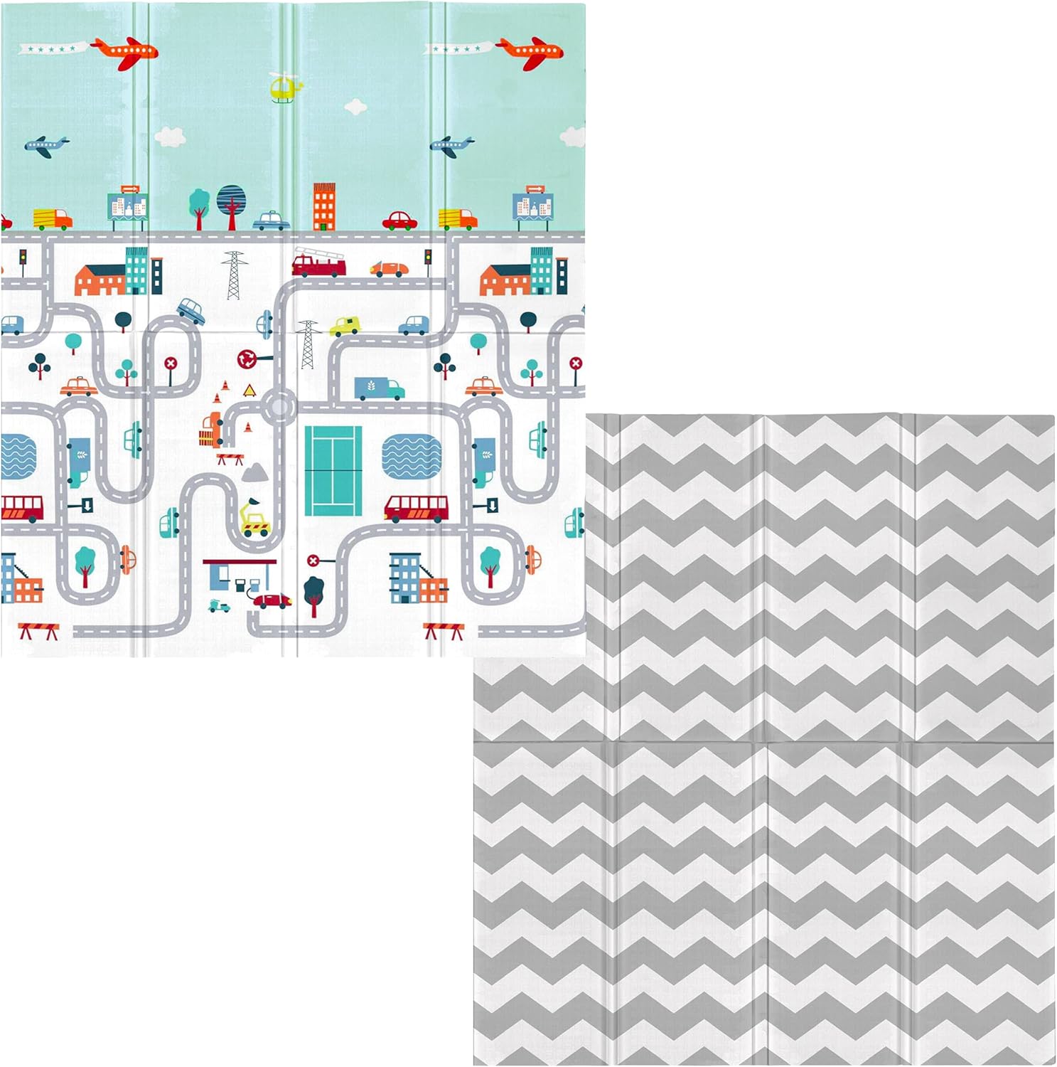 Eckhert Kids Portable Baby Playmat 180 x 160 x 1.0 cm Little Road