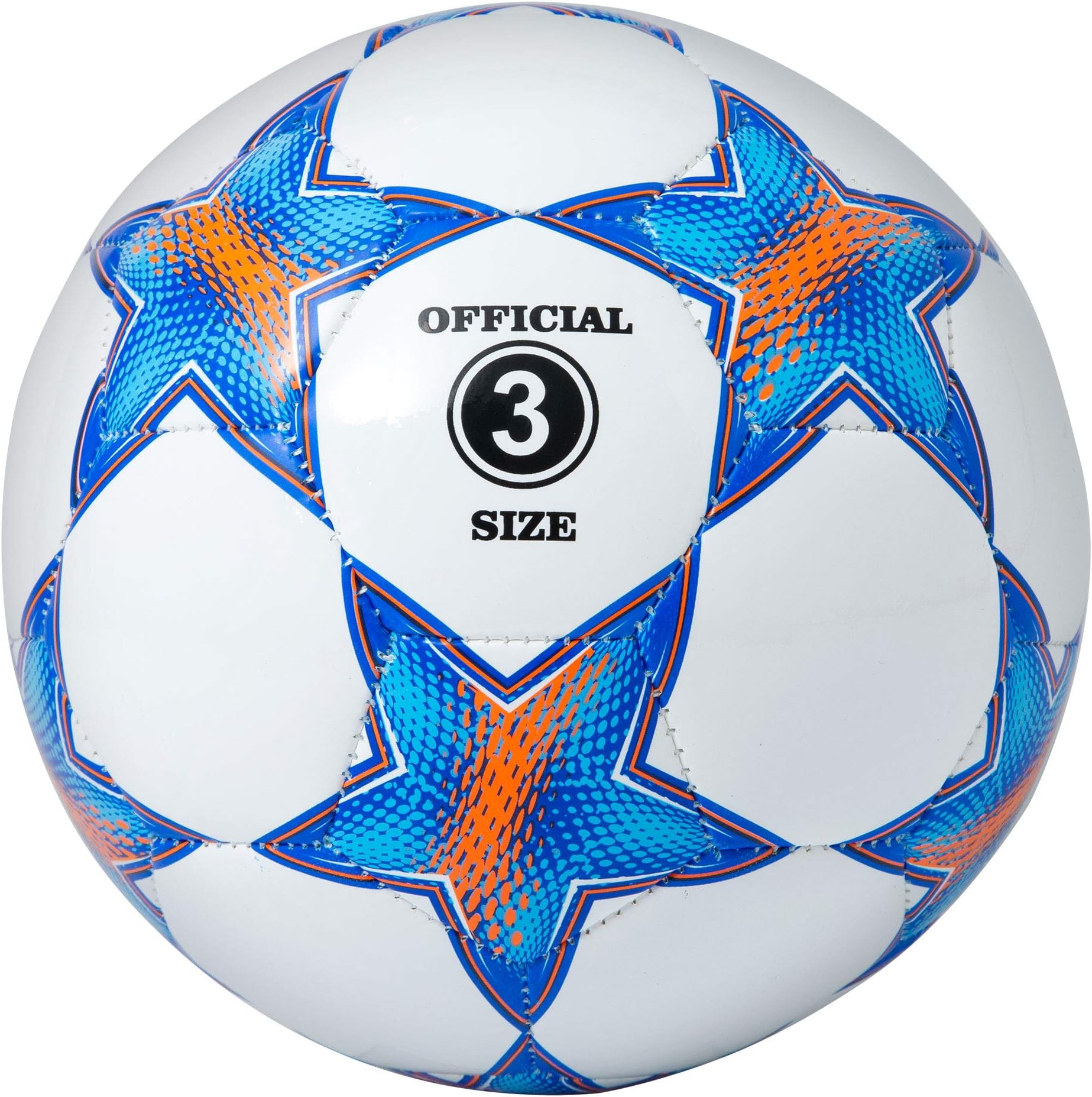Soccer Ball Size 1.5& Size 3 & Size 4 & Size 5 for Kids and Adult, Ball Toys with Star Pattern Official Size Soccer Balls for Training, Playing, Boys, Girls, Toddlers, Adult