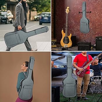 Amazon.com: MUZNOTE Bass Guitar Bag Gig Bag Backpack