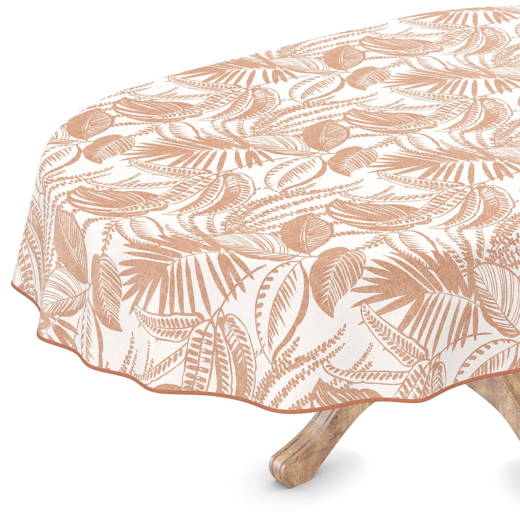 Nappe en toile cirée ovale pour repas de famille Katrin