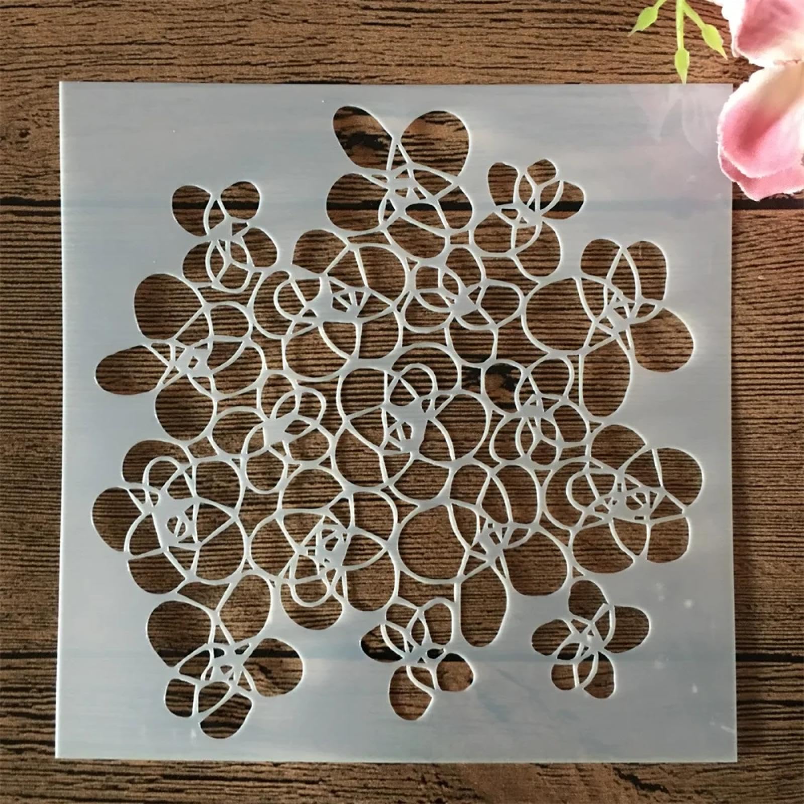 Schablonen zum Malen, 8 Stück, 13 x 13 cm, Libelle, Schmetterling, wiederverwendbare Kunstbastelschablonen für Holz, Wand, Stoff, Stein, Kreidetafel, Beschilderung, Kunstprojekte für Kartenherstellung