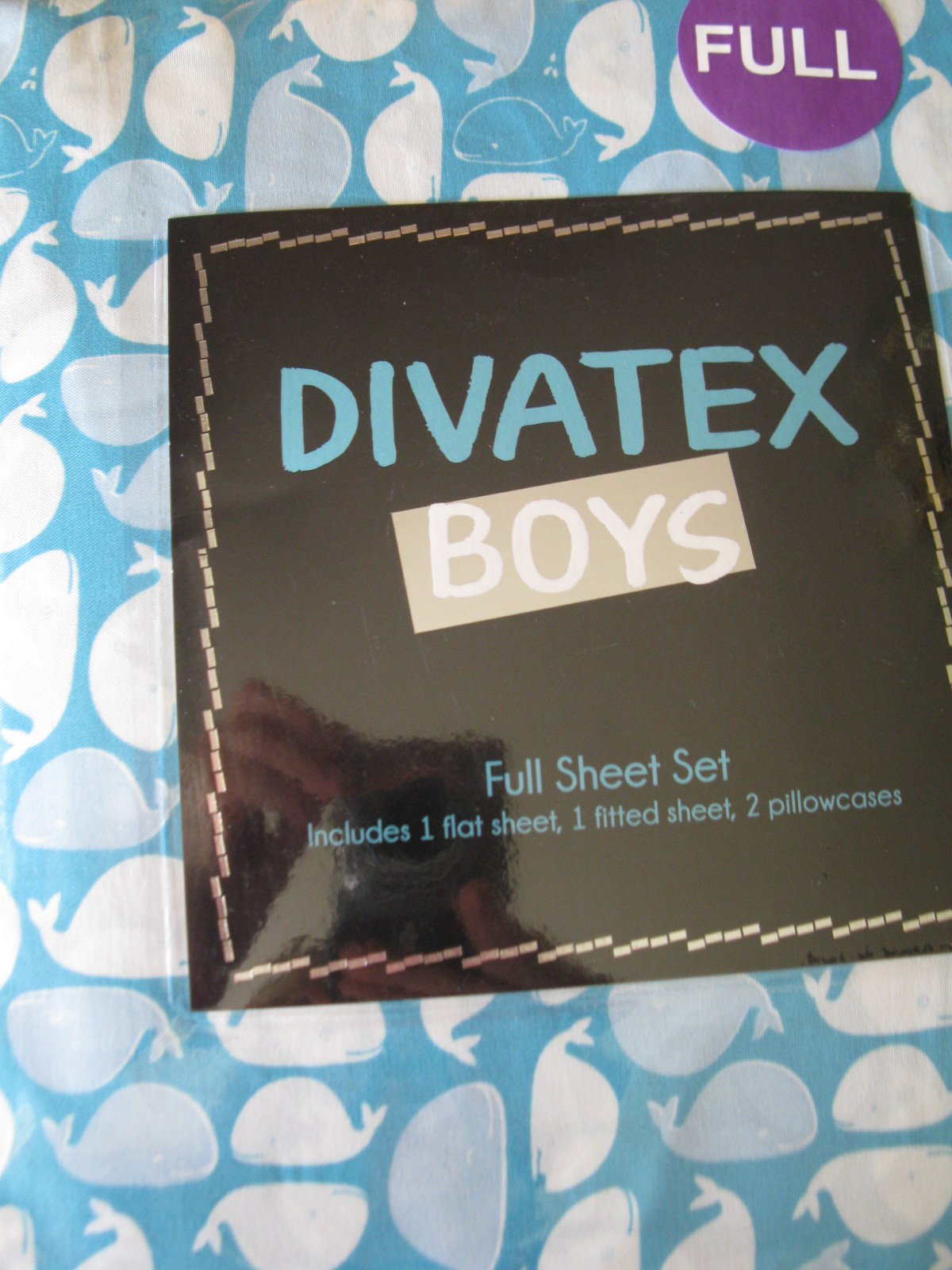DivatexWhales Full 4 Piece Sheet Set