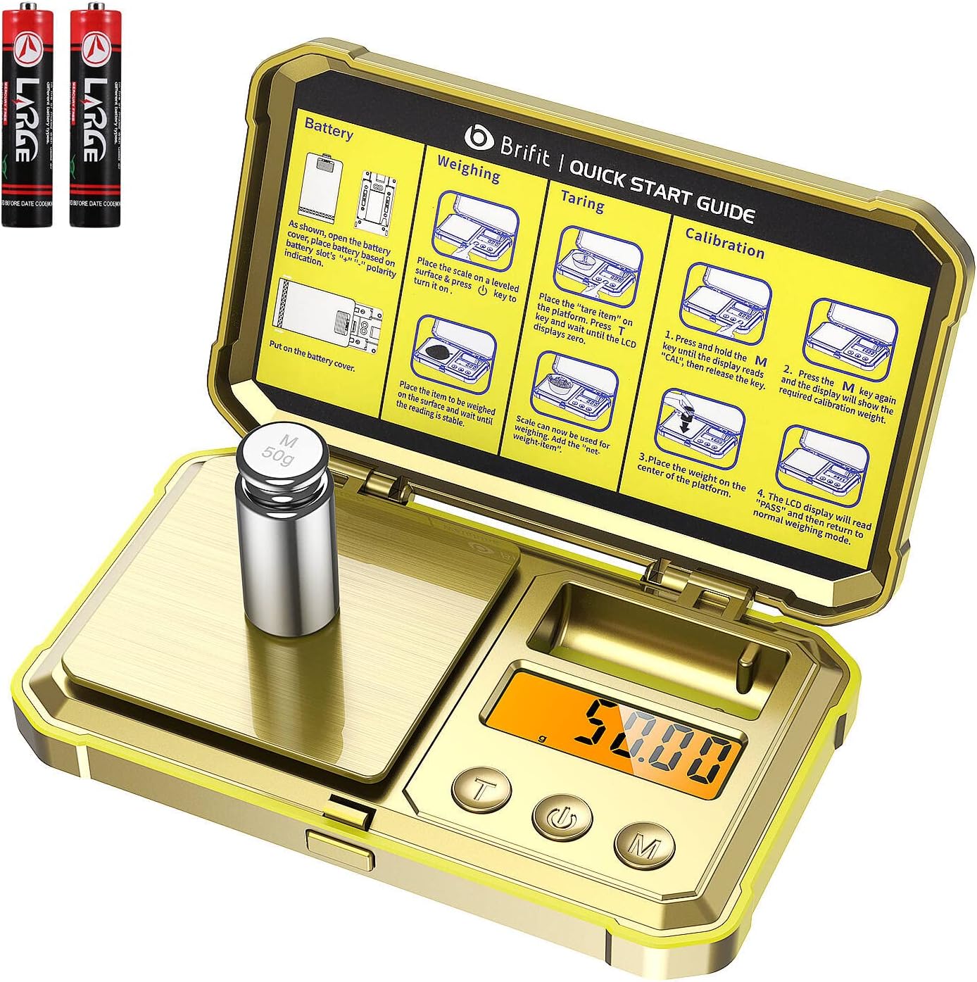 Digital Gram Scale, 200g/0.01g Mini Pocket Scale, High Precision Portable Jewellery